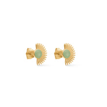 Load image into Gallery viewer, Soleil Studs Dusty Green
