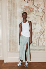 Load image into Gallery viewer, Willis Marbled long A skirt Sage
