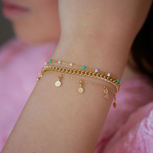Adelia bracelet 925S Gold plated