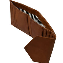 Load image into Gallery viewer, Georgies Wallet Cognac Stromboli Leather
