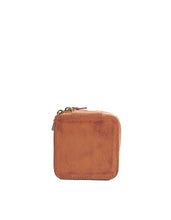 Load image into Gallery viewer, Jewelry Box Cognac Stromboli Leather
