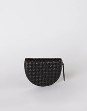 Load image into Gallery viewer, Laura Coin Purse Black Woven Classic Leather

