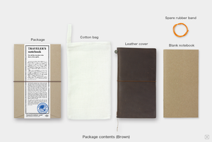 Traveler's Notebook Leather Brown