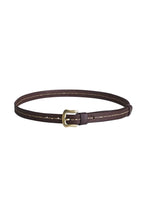 Load image into Gallery viewer, Valentina Leather white stitch belt
